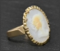 Preview: Damen 333 Gold Antik Ring mit Gemme, ca. 1930