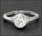 Preview: Diamant Ring 0,90ct Wesselton H, Si, 585 Weißgold