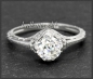 Preview: Diamant Ring 0,90ct Wesselton H, Si, 585 Weißgold