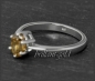 Preview: Diamant Ring 585 Gold, oval 1,06ct champagner