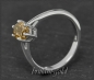 Preview: Diamant Ring 585 Gold, oval 1,06ct champagner