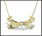 Preview: Diamant & 585 Gold Collier 0,35ct, Antik um 1930