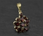 Preview: 7,6ct Granat Anhänger aus 333 Gelbgold
