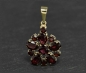 Preview: 7,6ct Granat Anhänger aus 333 Gelbgold