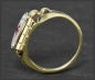 Preview: Diamant Brillant & Rubin Ring aus 585 Gold, Antik