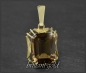 Preview: 585 Gold Anhänger, 35ct Rauchquarz, 11,5g Gold