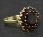 Preview: Vintage Granat Ring 333 Gold, mit 8,3ct, um 1950