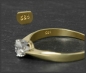 Mobile Preview: Antiker Solitär Brillant Ring, 0,55ct, River & VVS
