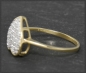 Preview: Herz Diamant Ring mit 0,20ct, 10 Karat Gold