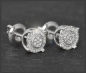 Preview: Diamant Bluff Ohrstecker mit 0,25ct, 10K Gold