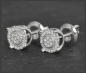Preview: Diamant Bluff Ohrstecker mit 0,25ct, 10K Gold