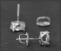 Preview: Diamant Bluff Ohrstecker mit 0,25ct, 10K Gold