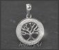 Preview: Anhänger 10K Gold Lebensbaum, 0,19ct Diamanten