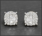 Preview: Ohrstecker mit 0,45ct Diamanten 10K Gold