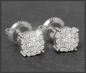 Preview: Ohrstecker mit 0,45ct Diamanten 10K Gold