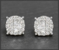 Preview: Ohrstecker mit 0,45ct Diamanten 10K Gold