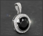 Preview: Gold Anhänger mit 3,15ct Diamant & Onyx