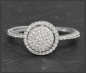 Preview: Cocktailring mit 0,45ct Diamanten, 10 Karat