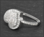 Preview: Herz Gold Ring mit 0,48ct Diamanten, 10 Karat