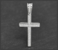 Preview: Kreuz Anhänger 0,23ct Diamanten, 10K Gold