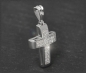 Preview: Kreuz Anhänger 0,25ct Diamanten, 10 Karat Gold