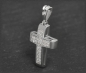 Preview: Kreuz Anhänger 0,25ct Diamanten, 10 Karat Gold