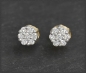 Preview: Brillant Ohrstecker mit 0,15ct, 585 Gold