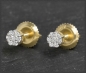 Preview: Brillant Ohrstecker mit 0,15ct, 585 Gold