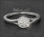 Preview: Brillant Ring 0,20ct, 10K Gold Bluff Solitärring