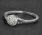 Preview: Brillant Ring 0,20ct, 10K Gold Bluff Solitärring