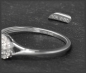 Preview: Brillant Ring 0,20ct, 10K Gold Bluff Solitärring