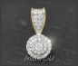 Preview: Diamant Anhänger mit 0,30ct, 10 Karat Gold