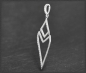 Preview: Anhänger mit 0,45ct Diamanten in Si, 585 Gold