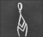 Preview: Anhänger mit 0,45ct Diamanten in Si, 585 Gold