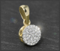 Preview: Diamant Anhänger mit 0,20ct, 10 Karat Gold