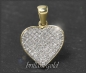 Preview: Anhänger Herz 0,40ct Diamanten, 10 Karat Gold