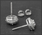 Preview: Diamant Ohrstecker mit 0,50ct, 10K Gold