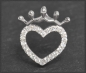 Preview: Diamant Herz Anhänger 0,40ct Brillanten, 10K Gold