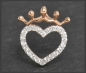 Preview: Diamant Herz Anhänger 0,40ct Brillanten, 10K Gold