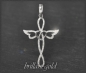 Preview: Kreuz Diamant Anhänger mit 0,35ct, 10K Gold