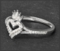 Preview: Herz & Krone Claddagh Ring 0,25ct, 10K Gold