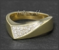 Preview: Diamant 585 Gold Ring, 0,15ct Lupenrein & River D