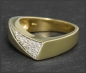 Preview: Diamant 585 Gold Ring, 0,15ct Lupenrein & River D