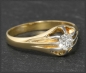 Mobile Preview: Antiker 0,40ct Diamant Ring, um 1920, Gold & Platin