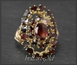 Preview: Granat 333 Gold Ring, 10ct rote Granate, Vintage