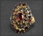 Preview: Granat 333 Gold Ring, 10ct rote Granate, Vintage