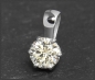 Preview: Diamant 585 Gold Anhänger, 0,55ct Brillant lupenrein