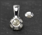 Preview: Diamant 585 Gold Anhänger, 0,55ct Brillant lupenrein