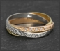 Preview: Diamant Ring mit 0,20ct, 585 Gold Multicolor