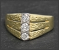 Preview: Diamant Ring 0,45ct Brillanten, Vintage um 1960